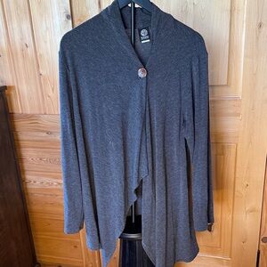 Bobeau Charcoal Knit Sweater